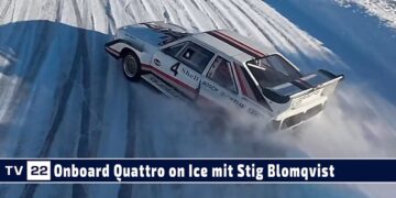 MOTOR TV22: Onboard Quattro on Ice Audi S1 E2 mit Stig Blomqvist