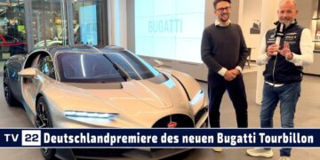 MOTOR TV22: Deutschland-Premiere des neuen Bugatti Tourbillon im exklusiven Showroom in München