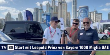 MOTOR TV22: Der Start zur 1000 Miglia Experience mit Leopold Prinz von Bayern in Dubai 2024