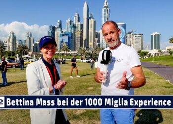 MOTOR TV22: Bettina Mass mit Rennfahrerlegende Jochen Mass bei der 1000 Miglia Experience UAE