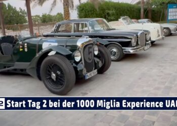 MOTOR TV22: Der Start zum Tag 2 der 1000 Miglia Experience UAE 2024