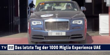 MOTOR TV22: Das Finale mit Leopold Prinz von Bayern an Tag 4 bei der 1000 Miglia Experience UAE 2024