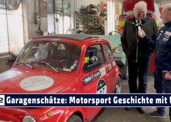 Garagenschätze: Puch 650 TR und Fiat 131 Racing in der Garage von Wolfgang Daurer