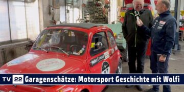 Garagenschätze: Puch 650 TR und Fiat 131 Racing in der Garage von Wolfgang Daurer