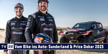 Dakar 2025: Toby Price und Sam Sunderland zusammen in einem Auto