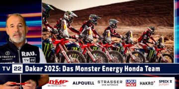 Dakar 2025: Team Monster Energy Honda mit Brabec, van Beveren, Branch, Schareina, Howes, Quintanilla