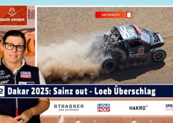 Dakar 2025: Sainz out, Loeb Überschlag – Santolino und Variana gewinnen 3. Etappe
