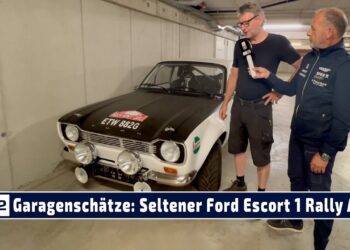 Garagenschätze: Seltener Werks-Ford Escort 1 für die Rallye Afrika von Hannes Wallner nachgebaut
