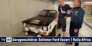Garagenschätze: Seltener Werks-Ford Escort 1 für die Rallye Afrika von Hannes Wallner nachgebaut