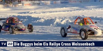 MOTOR TV22: Die besten Bilder und die Sieger bei den Buggys Eis Rallye Cross | Eisrennen 18.01.2025