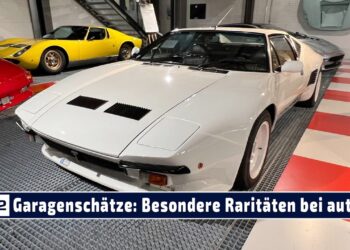 Garagenschätze: DeTomaso Pantera, Monteverdi 375 L und Jaguar XJ 120 in der autobau Erlebniswelt