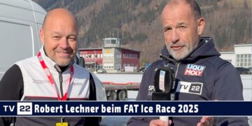 MOTOR TV22: Robert Lechner mit dem Formel Super Vau seines Vaters Walter Lechner beim FAT Ice Race