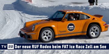 MOTOR TV22: Alois Ruf und der neue Ruf Rodeo beim FAT Ice Race in Zell am See 2025