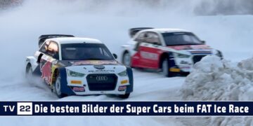 MOTOR TV22: Packende Kämpfe, Drifts und Highspeed am Eis mit den Super Cars beim FAT Ice Race 2025