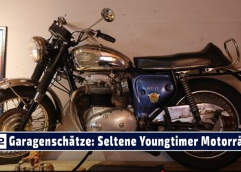 Garagenschätze: Youngtimer Motorräder von Norton, Moto Guzzi, BSA, Kawasaki und Honda bei Josef Gunz
