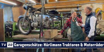 Garagenschätze: Christians Liebe für seltene Motorräder wie eine BMW R51 3 und Hürlimann Traktoren