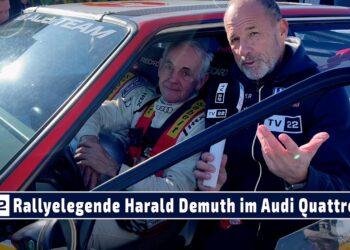 MOTOR TV22: Audi Quattro Gruppe B mit Harald Demuth beim FAT Ice Race Zell am See 2025