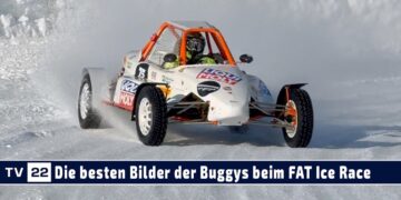 MOTOR TV22: Drifts und Rennaktion mit den Buggys am Eis beim FAT Ice Race 2025