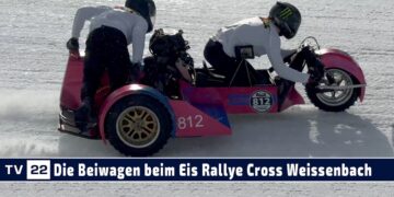 MOTOR TV22: Die besten Bilder der Beiwagen beim Eis Rallye Cross Weissenbach 16.02.2025
