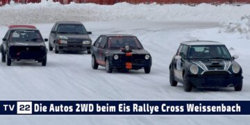 MOTOR TV22: Die besten Bilder der Autos 2 WD beim Eis Rallye Cross Weissenbach 16.02.2025