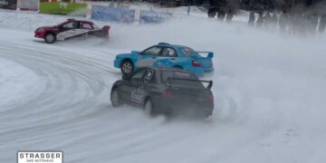MOTOR TV22: Die besten Drifts beim Eis Rallye Cross Weissenbach 16.02.2025