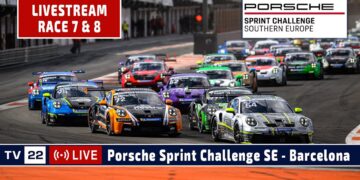 RE-LIVE: Porsche Sprint Challenge Barcelona Race 7 & 8 Sport & Club Division – 01.03.2025