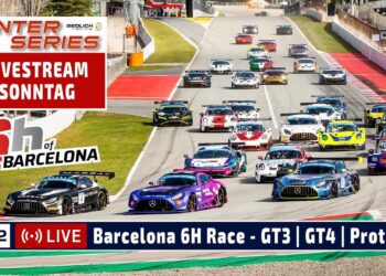 LIVE 6H of Barcelona GT3, GT4, Prototype & Formula – GT WINTER SERIES Sunday 16.03.2025