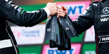 Auf dem DTM-Podium wird für weitere Jahre mit Schumacher Selection gefeiert