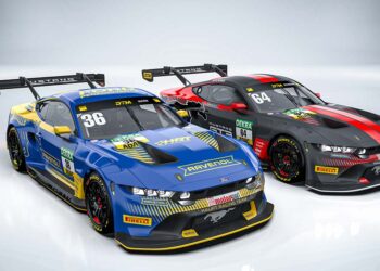 HRT Ford Performance startet in der DTM mit zwei Mustang GT3 an (Foto: HRT Ford Performance)