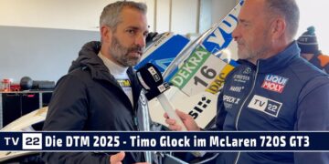 MOTOR TV22: Timo Glock ist mit McLaren zurück in der DTM 2025 – Interview Testtag Oschersleben