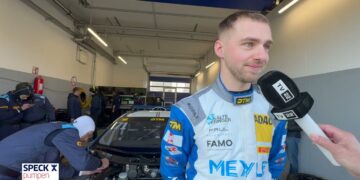 MOTOR TV22: Lamborghini Pilot Maximilian Paul im Interview beim DTM Test in Oschersleben 2025