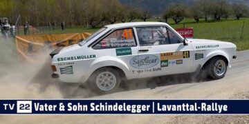 MOTOR TV22: Lukas und Helmut Schindelegger im Ford Escort RS2000 MK2 bei der Lavanttal-Rallye 2025