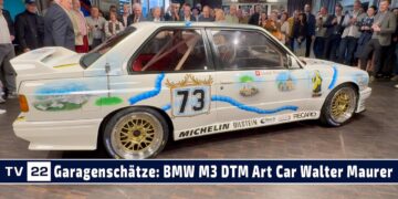 Garagenschätze: BMW M3 DTM Art Car von Design Lackierer Walter Maurer in Anlehnung an den Wirte BMW