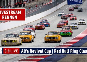 🇩🇪 RE-LIVE Alfa Revival Cup Rennen | Red Bull RIng Classics 2025