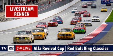🇩🇪 RE-LIVE Alfa Revival Cup Rennen | Red Bull RIng Classics 2025