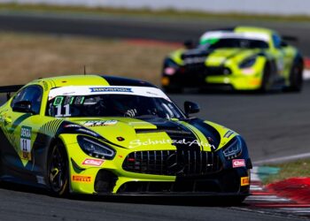 250403 gt4 1 Die Bestzeit ging an einen Mercedes-AMG GT4 von SR Motorsport by Schnitzelalm