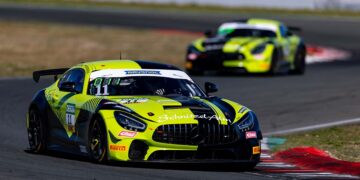 Die Bestzeit ging an einen Mercedes-AMG GT4 von SR Motorsport by Schnitzelalm