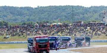 Die DTM-Fans dürfen sich auf ein PS-starkes Programm am Dekra Lausitzring freuen (Foto: Truck Racing Europameisterschaft)