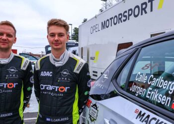 Starker JERC-Saisonstart in Spanien: Calle Carlberg (r.) und sein Beifahrer Jørgen Eriksen