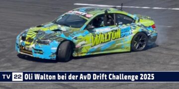 MOTOR TV22: Oli Walton mit seinem BMW E92 S55 Single Turbo beim AvD DRIFT Championship 2025