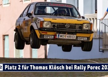 MOTOR TV22: Sensationeller Platz 2 für Opel Kadett C GT/E | Team Thomas Klösch bei Rally Porec 2025