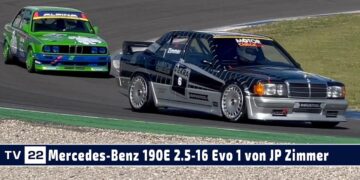 MOTOR TV22: Mercedes-Benz 190E 2.5-16 Evo 1 von @MotorenZimmer bei der Tourenwagen Golden Ära