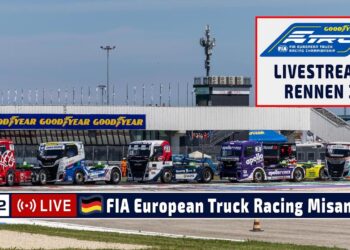 🇩🇪 LIVE Truck Grand Prix Misano: R3 Goodyear FIA European Truck Racing Ch’ship – 18. Mai 2025