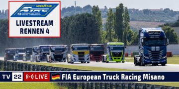 🇩🇪 LIVE Truck Grand Prix Misano: R4 Goodyear FIA European Truck Racing Ch’ship – 18. Mai 2025
