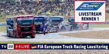 🇩🇪 LIVE Truck Grand Prix Lausitzring: R1 Goodyear FIA European Truck Racing Ch’ship – 24. Mai 2025