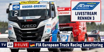 🇩🇪 LIVE Truck Grand Prix Lausitzring: R3 Goodyear FIA European Truck Racing Ch’ship – 25. Mai 2025
