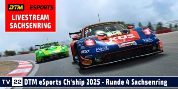 LIVE DTM Sachsenring Runde 4 | DTM eSports Championship 2025 powered by RaceRoom
