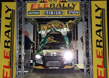 Marijan Griebel und Co-Pilotin Ella Kremer haben die 60. ELE Rally klar für sich entschieden