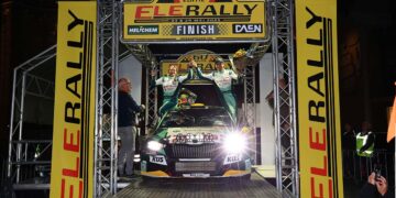 Marijan Griebel und Co-Pilotin Ella Kremer haben die 60. ELE Rally klar für sich entschieden