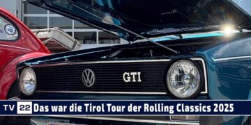 MOTOR TV22: Schau Dir diese Oldtimer an – Das war die Tirol Tour der Rolling Classics 2025
